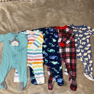 6 month Assorted Kids One Piece Pajamas